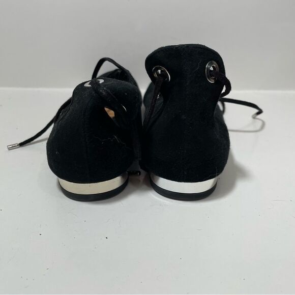 NWT Halogen Black Strappy Pointed Toe Flats - Picture 4 of 7